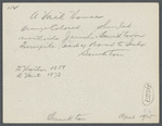 A. Vail House. Aaron L. Veil kept a tavern for the accomodation of the trout fishermen. North side Jericho and Smithtown Turnpike, east of Islip Road and Davis Mill.  Smithtown, Smithtown