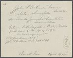 John L. Arthur House. South side Jericho and Smithtown Turnpike, between RR Depot ard Phillips Mills, just east of Bridge of 1892. Smithtown, Smithtown