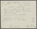 John L. Arthur House. South side Jericho and Smithtown Turnpike, between RR Depot ard Phillips Mills, just east of Bridge of 1892. Smithtown, Smithtown