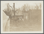 Gristmill. Northeast corner of Bridge Street and Spring Street. Bridge Street in foreground. Stony Brook, Smithtown