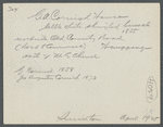 G.A. Cornish House. North side Old Country Road (Road to Commack), east of Methodist Episcopal Church. Hauppauge, Smithtown