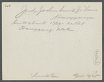 Judge Joshua Smith Jr. House. Called "Hauppauge Neck." 300 ft. north of Old Country Road. Hauppauge, Smithtown