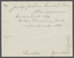 Judge Joshua Smith Jr. House. Called "Hauppauge Neck." 300 ft. north of Old Country Road. Hauppauge, Smithtown