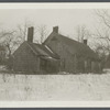 Old Miller House at Millers Place. Known as "The Ark." North side of North Country Road nearly opposite road to Depot. Coram, Brookhaven