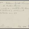 William Miller's House at Millers Place. North side of North Country Road at west end of settlement. Coram, Brookhaven