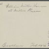 William Miller's House at Millers Place. North side of North Country Road at west end of settlement. Coram, Brookhaven