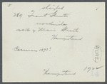 View of 289 Front Street west of Main Street. S. Carman owner (1873). Hempstead, Hempstead