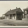G.N. Searing House (1873). Known as the "Homestead on the Hill." Said to have been used as soldier barracks. Prospect Street between S. Franklin and  S. Main Street. Hempstead, Hempstead