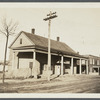 G.N. Searing House (1873). Known as the "Homestead on the Hill." Said to have been used as soldier barracks. Prospect Street between S. Franklin and  S. Main Street. Hempstead, Hempstead