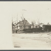 Lorenzo Abrams House (1873). Abrams kept for many years a country store in this house. Front Street corner of High Street. Hempstead, Hempstead