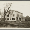 B. Hendrickson House (1873). Shown being taken down. Northwest corner Franklin and Orchard Street. Hempstead, Hempstead