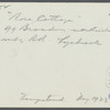Rose Cottage. 99 Broadway, north side, west of railroad. Lynbrook, Hempstead