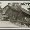 T. Dorlon House. House is about to be moved. North side Rockaway Road between Stark House and Old Mill Farm Hotel. Valley Stream, Hempstead