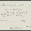 W.T.D. Maurice Farmhouse. On United Hunt Club ground, opposite Belmont Park. Southwest side of Hempstead Turnpike (Fulton Street). Hempstead, Hempstead