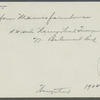 W.T.D. Maurice Farmhouse. On United Hunt Club ground, opposite Belmont Park. Southwest side of Hempstead Turnpike (Fulton Street). Hempstead, Hempstead