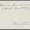 W.T.D. Maurice Farmhouse. On United Hunt Club ground, opposite Belmont Park. Southwest side of Hempstead Turnpike (Fulton Street). Hempstead, Hempstead