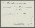 N. Ludlum House. North side of Hempstead Turnpike, west of Benson Avenue, east of Elmont. Elmont, Hempstead