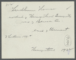 N. Ludlum House. North side of Hempstead Turnpike, west of Benson Avenue, east of Elmont. Elmont, Hempstead