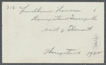 N. Ludlum House. North side of Hempstead Turnpike, west of Benson Avenue, east of Elmont. Elmont, Hempstead