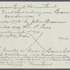 John Brower's House. Known as Brower's Point. East Broadway near Brower Avenue. Woodmere, Hempstead