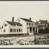 William Brower House. North side Broadway, west of Trinity P.E. Parsonage (on right). Hewlett, Hempstead