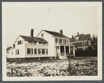 William Brower House. North side Broadway, west of Trinity P.E. Parsonage (on right). Hewlett, Hempstead