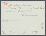 A. Seaman House ( 1896). East side Seaman's Neck Road, north of Long Island Railroad. Wantagh, Hempstead