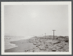 View of beach at "Point Lookout." Lido Country Club House in distance. Hempstead, Hempstead