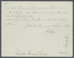 J.M. Kirbly House. Main Street or Western Village Road, opposite Eastern Village Road. Roslyn, North Hempstead 