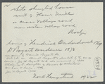 H. Onderdonick House. West Flour Mill on Cross Village Road. Roslyn, North Hempstead