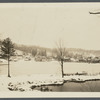 View of Silver Lake, alias Upper Pond. View from path between Upper and Central Ponds looking north. Roslyn, North Hempstead