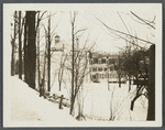 W.M. Valentine House and War Memorial. On path between Upper and Central Pond and Eastern Village Road. Roslyn, North Hempstead