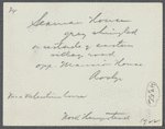 Seaman House. Was Valentine House. West side of Eastern Village Road, opposite Mansion House. Roslyn, North Hempstead