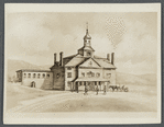 Queen County Court House. Erected 1786, taken down 1894. North side Jericho Turnpike. North Hempstead , North Hempstead 