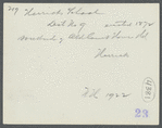 Herricks School. District #9, erected 1872. South side of Old Court House Road (Herrick Road). Herricks, North Hempstead