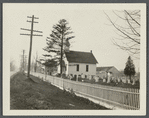 Searingtown Methodist Episcopal Church. Erected 1788. Church yard adjoining. Westbury Avenue, between Wood Avenue and Willis Avenue (now Mineola Avenue). Searingtown,  North Hempstead