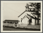 Searingtown Methodist Episcopal Church. Erected 1788. Church yard adjoining. Westbury Avenue, between Wood Avenue and Willis Avenue (now Mineola Avenue). Searingtown,  North Hempstead
