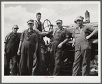 George Leaver, president; Don Shinaut, treasurer; Russell Smith, director; Henry Wollen and Jay Rowell, board of directors of Two River Non-Stock Cooperative, a FSA co-op, looking at demonstration of Farmall "M" Tractor. Waterloo, Nebraska.