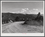 Road through the mountains from Idaho Springs to Central City, Colorado.