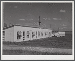 Poultry houses at Two Rivers Non-Stock Cooperative, a FSA (Farm Security Administration) co-op. Waterloo, Nebraska.