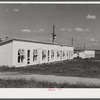 Poultry houses at Two Rivers Non-Stock Cooperative, a FSA (Farm Security Administration) co-op. Waterloo, Nebraska.