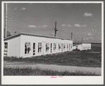 Poultry houses at Two Rivers Non-Stock Cooperative, a FSA (Farm Security Administration) co-op. Waterloo, Nebraska.