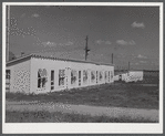 Poultry houses at Two Rivers Non-Stock Cooperative, a FSA (Farm Security Administration) co-op. Waterloo, Nebraska.