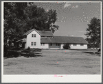 Office building at Two Rivers Non-Stock Cooperative, a FSA (Farm Security Administration) co-op. Waterloo, Nebraska.