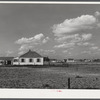 General view of farmsteads at Two Rivers Non-Stock Cooperative, a FSA (Farm Security Administration) co-op. Waterloo, Nebraska.