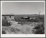 Abandoned farms and homes in the dry land area of the Sandhills northeast of Scottsbluff, Nebraska. See general caption number 1.