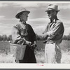 A. E. Scott and his son, Charles, on their farm northeast of Scottsbluff, Nebraska. See general caption number one.
