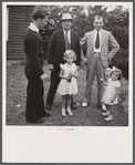 Members of the Strohl family at a family reunion at Flagstaff Park near Mauch Chunk, Pennsylvania.