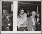 Customers at Tri-County Farmers Co-op Market at Du Bois, Pennsylvania.