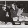 Customers at Tri-County Farmers Co-op Market at Du Bois, Pennsylvania.